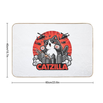 Catzilla Cat  Rapid-Drying Bath Mat