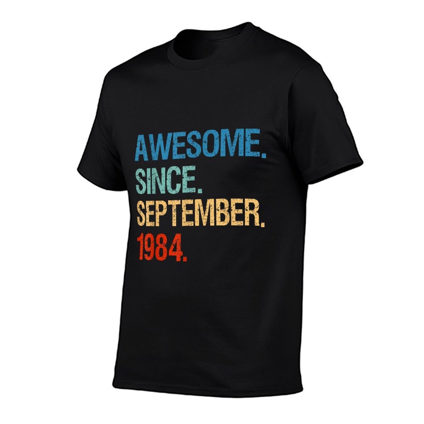 Awesome Since September 1984 Vintage 35th Birthday Gifts  Slim-fit Cut T-Shirt