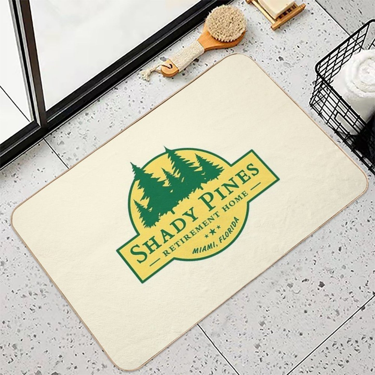 Shady Pines Retirement Home – The Golden Girls  Repositionable Bath Mat