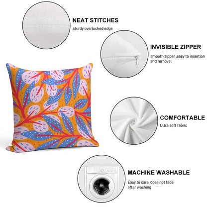 Gold Sky in The Forest Soft Multiple Sizes Throw Pillow