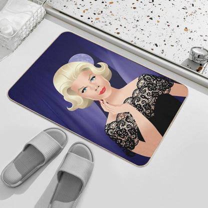 Lace Gown Lady  Anti-Trip Bath Mat