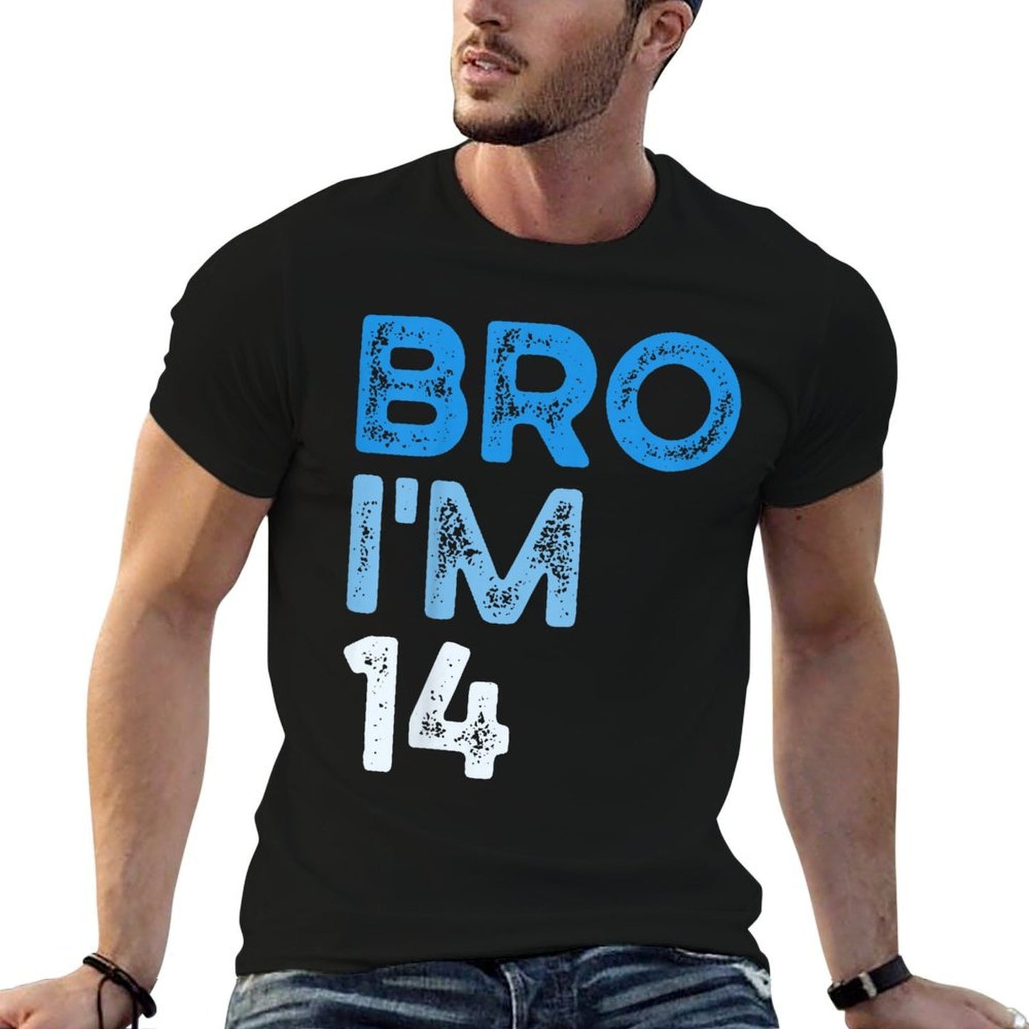 Kids I'm 14 Bro Birthday 14 Girls And Boys 14th Birthday Comfortable T-Shirt