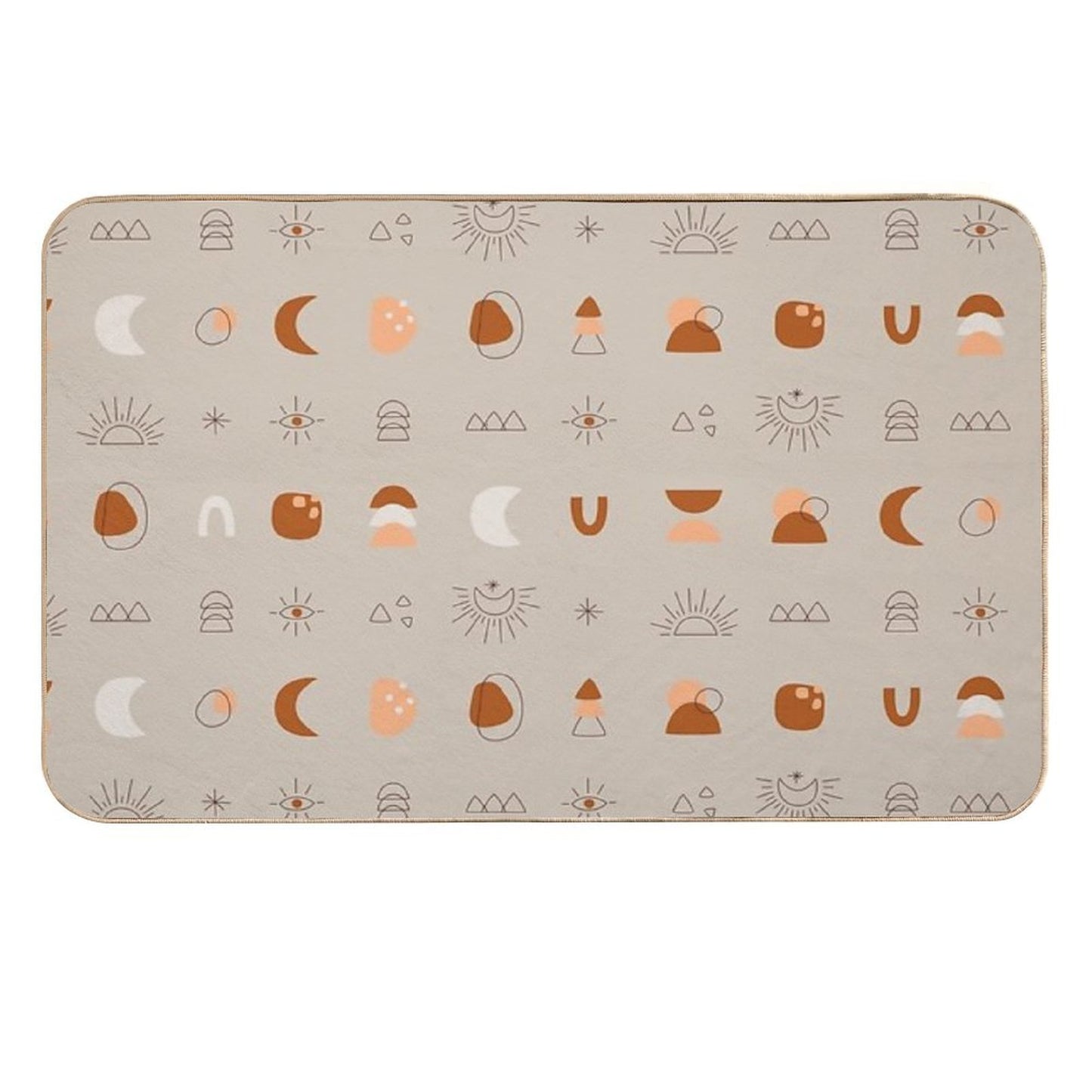 Boho Llama  Pet-Safe Bath Mat
