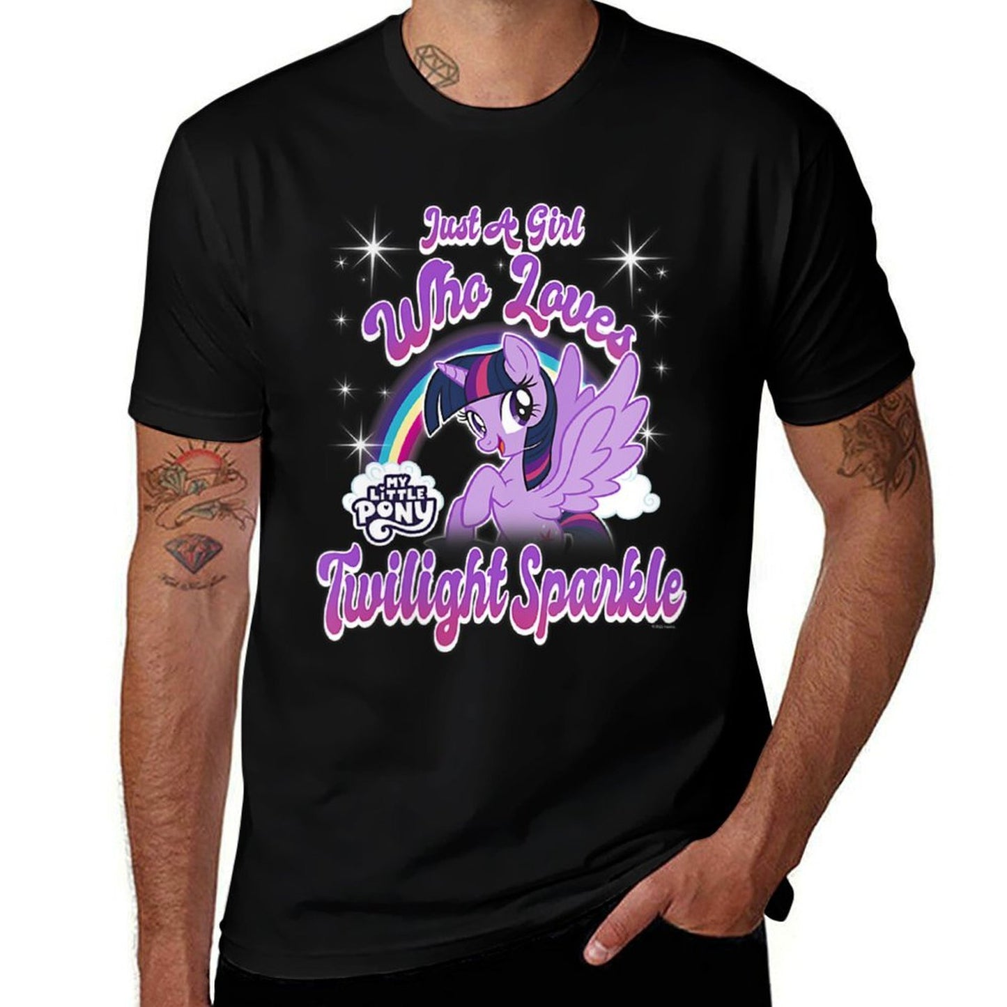 My Little Pony Friendship Is Magic Girl Twilight Sparkle  Slim-fit Cut T-Shirt