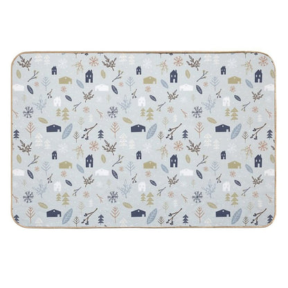 Winter Village  Dirt-Trapping Bath Mat