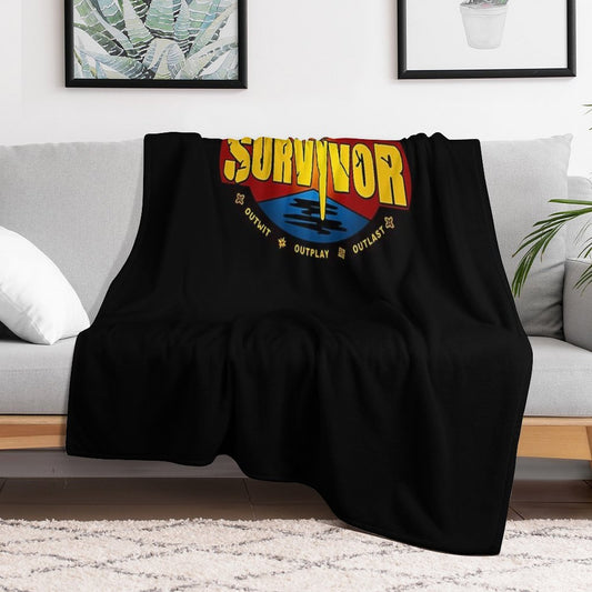 Australian Survivor Outwit Outplay Outlast Shrink-resistant Throw Blanket