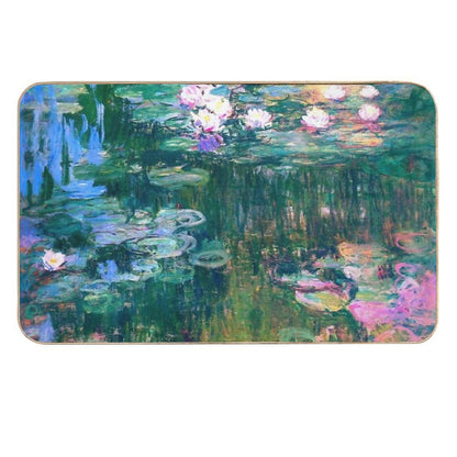 Water Lilies Monet  Fade-Resistant Bath Mat