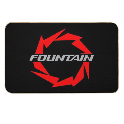 Fountain Powerboats Boat  Slip-Resistant Bath Mat