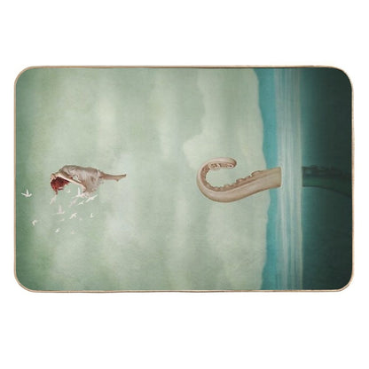 Uncontained  Slip-Resistant Bath Mat