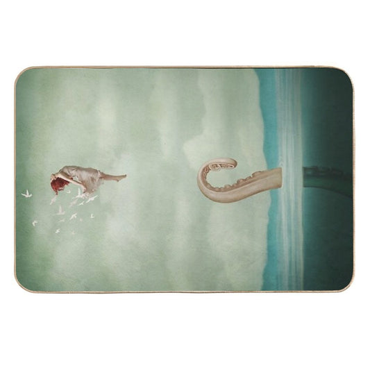 Uncontained  Slip-Resistant Bath Mat