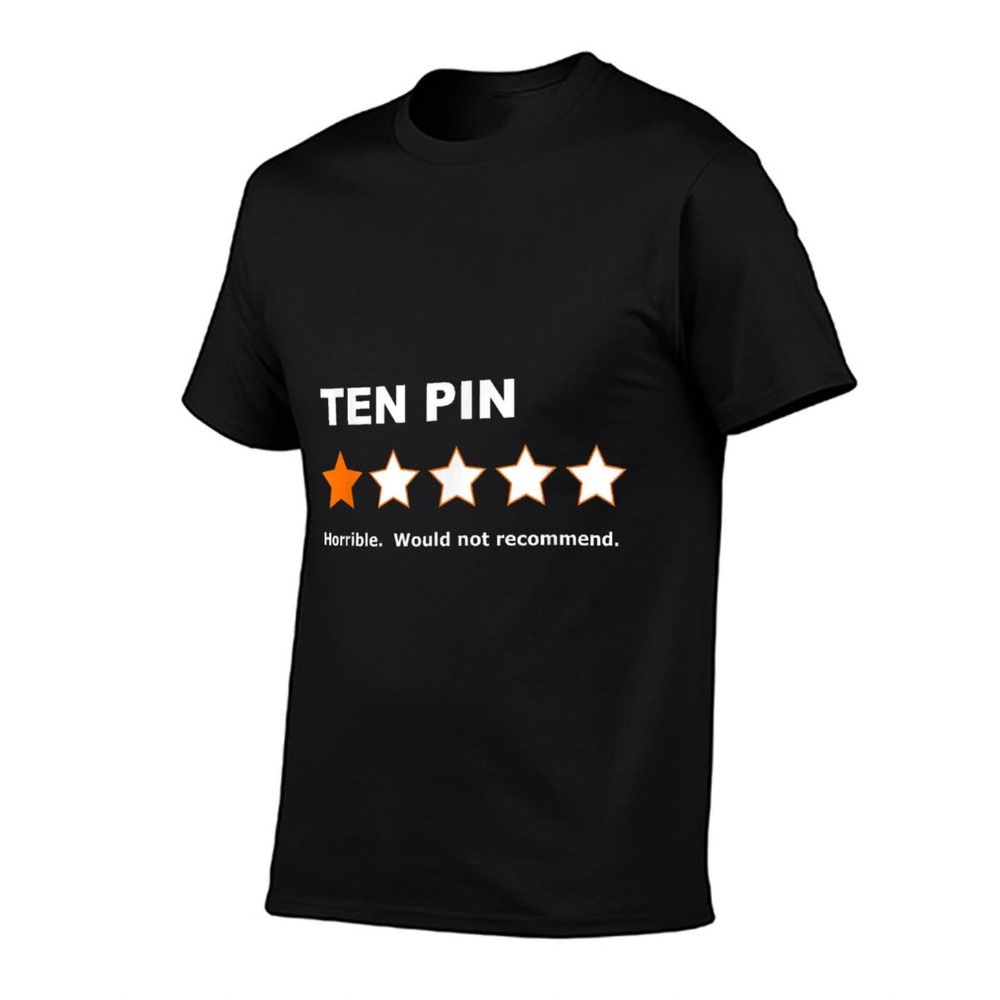 Ten Pin One Star Review Funny Bowling For Bowlers Mens Women  Odor-resistant T-Shirt