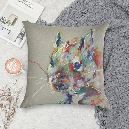 Little Degu Soft Short Plush Fabric Throw Pillow