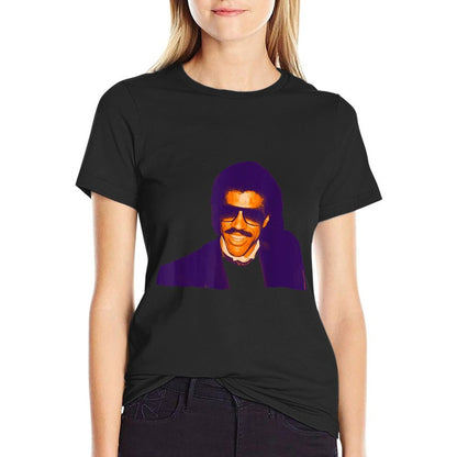 TV Times Pop Singer Lionel Richie 1985  Rolled Sleeves T-Shirt