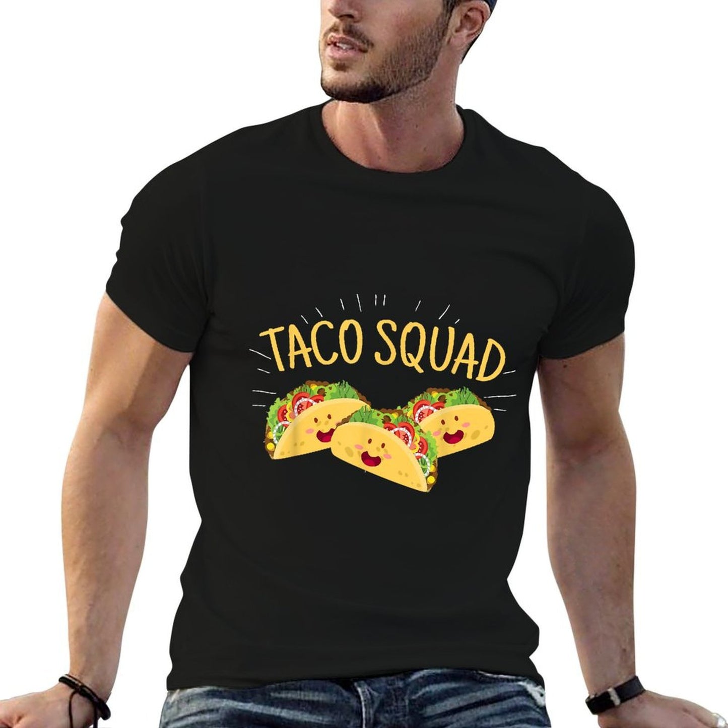 Funny Taco Squad Cute Mexican Food Lover Gift  Easy-care T-Shirt