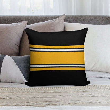 Pittsburgh Soft Short Plush Fabric Throw Pillow