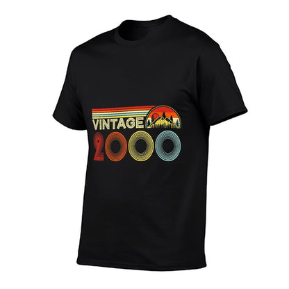 Vintage 2000 21 Years Old Retro Boys And Girls 21st Birthday  Easy-care T-Shirt