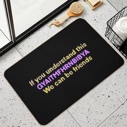 Gyaitmfhrnbibya  Easy Maintenance Bath Mat