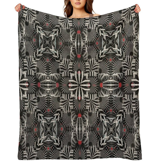 Calaabachti Matrix Plush Throw Blanket
