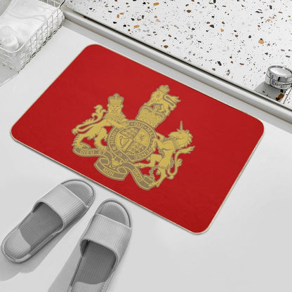 BRITISH ROYAL COAT OF ARMS  Long-Lasting Bath Mat