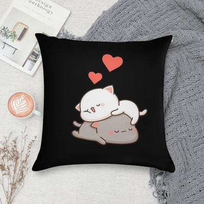 Peach Goma Soft Multiple Sizes Throw Pillow