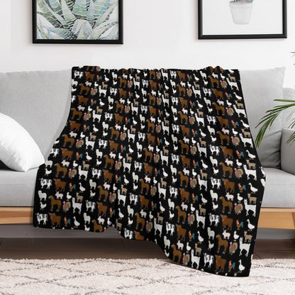Farm Animals - The Kids' Picture Show Wrinkle-free Throw Blanket