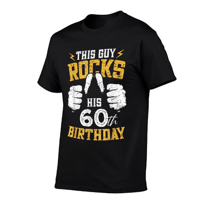 Mens 60 Years Old - This Guy Rocks His 60th Birthday  Eco-friendly Material T-Shirt