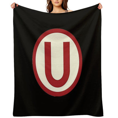 Attractive Design From Universitario De Deportes U Premium Throw Blanket