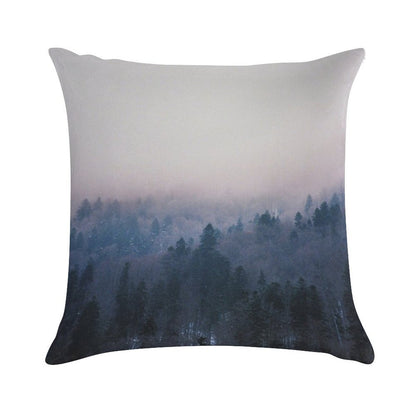 Home Again Soft Short Plush Fabric Throw Pillow