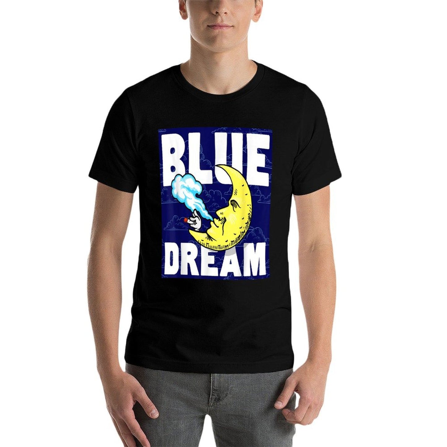 Weed Strains Blue Dream 420 Cannabis Culture  High-quality Stitching T-Shirt