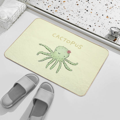 Cactopus  Easy To Clean Bath Mat