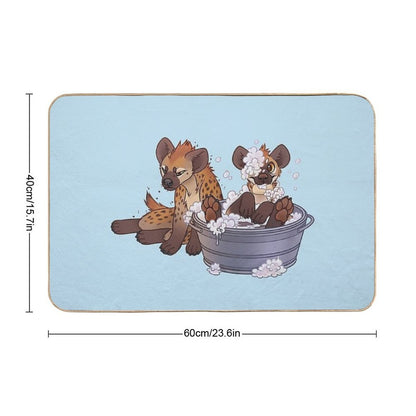 Wash Your Yeens!  Fade-Resistant Bath Mat