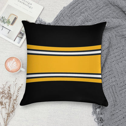 Pittsburgh Soft Short Plush Fabric Throw Pillow