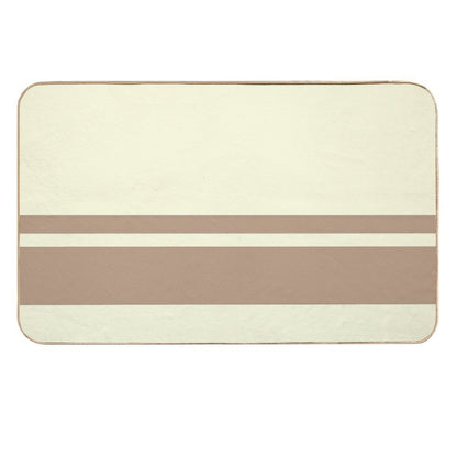 Horizontal Violet Stripes Durable Bath Mat