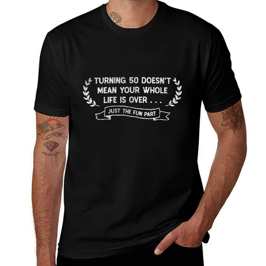 Funny Vintage-Style 50th Birthday Gag Gift T  Heathered Texture T-Shirt