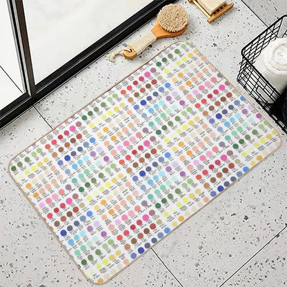 Stephs Marker Swatches!  Eco-Friendly Bath Mat