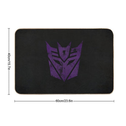 Decepticons Logo · Distressed  Easy Maintenance Bath Mat