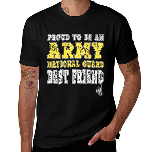 Proud To Be An Army National Guard Best Friend - Military  Lightweight T-Shirt