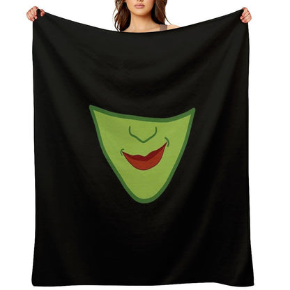 Elphaba From Wicked The Musical Sustainable Throw Blanket
