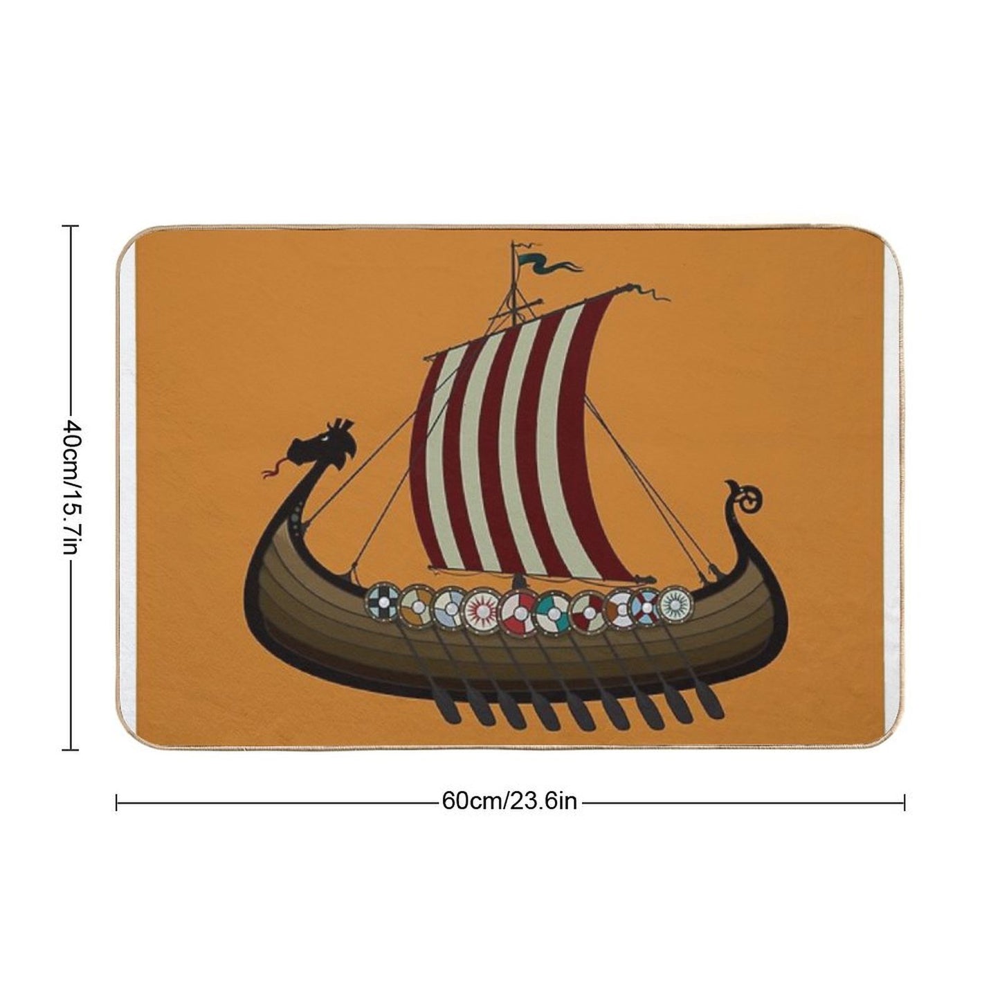 Vikings  Easy To Clean Bath Mat