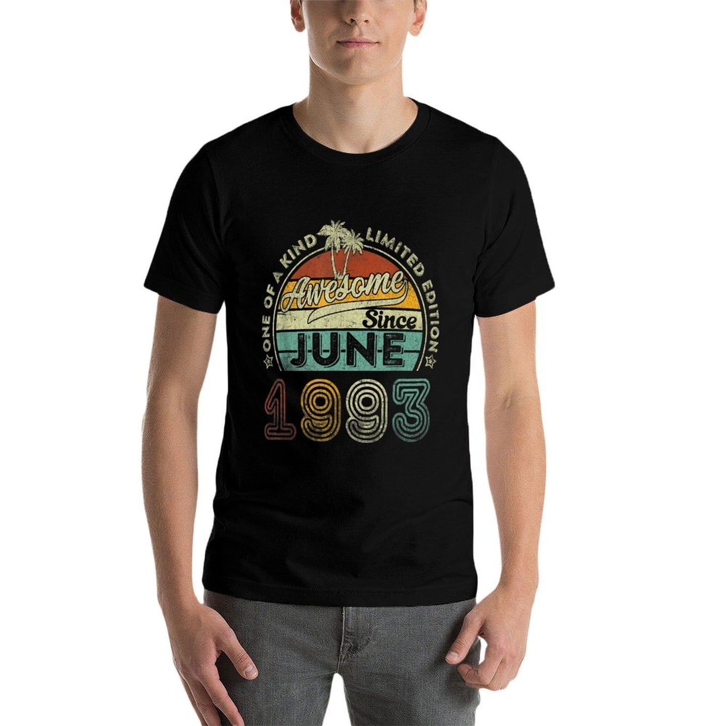 30 Year Old Awesome Since June 1993 30th Birthday  Wrinkle-resistant T-Shirt