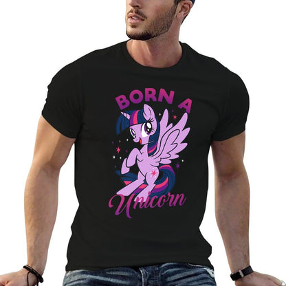 My Little Pony Friendship Is Magic Twilight Born A Unicorn Premium  Oversized Silhouette T-Shirt