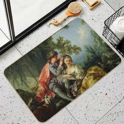 François Boucher The Four Seasons, Spring  Pet-Safe Bath Mat