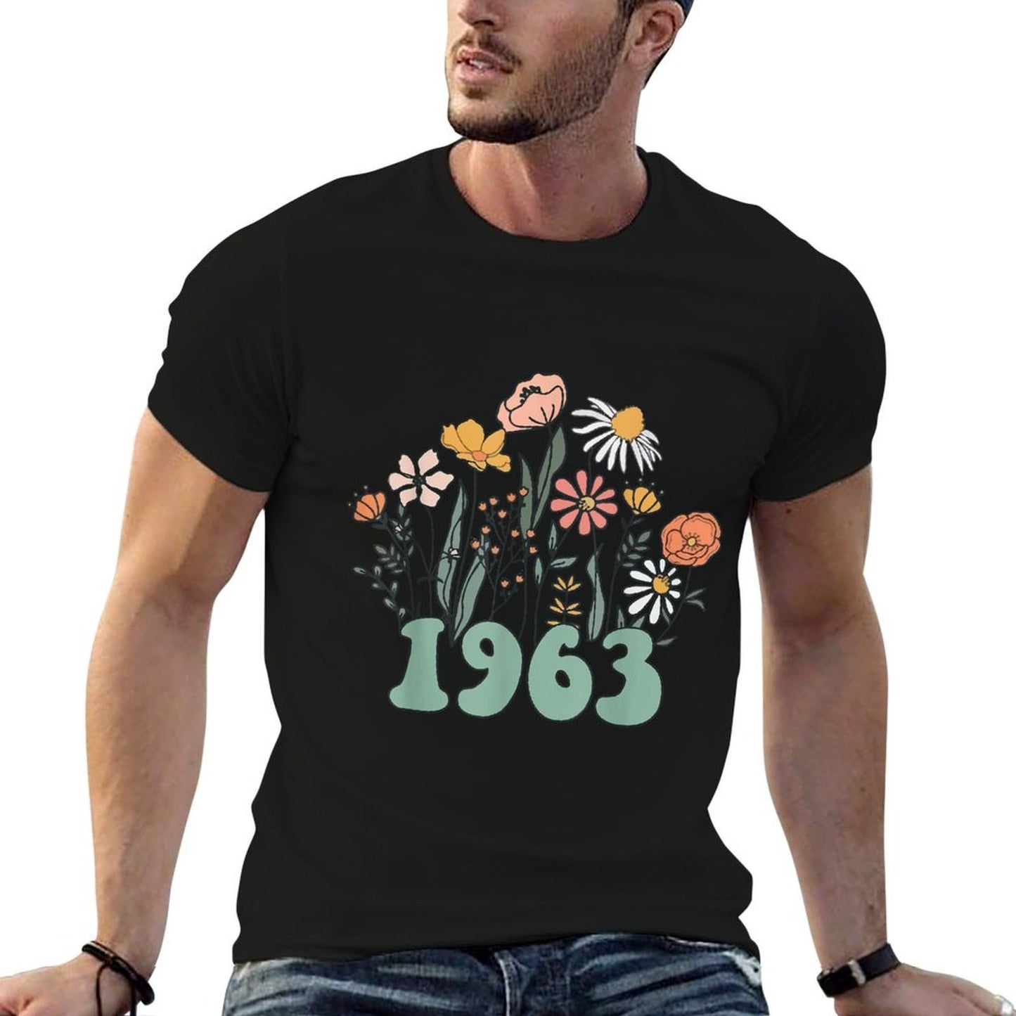 1963, 60th Birthday, Turning 60 Gift for Her  Quick-drying T-Shirt