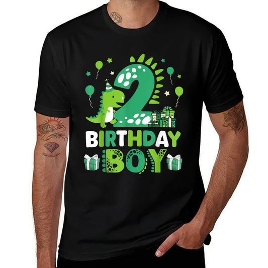 Two Rex 2nd Birthday Second Dinosaur 2 Year Old  Versatile T-Shirt