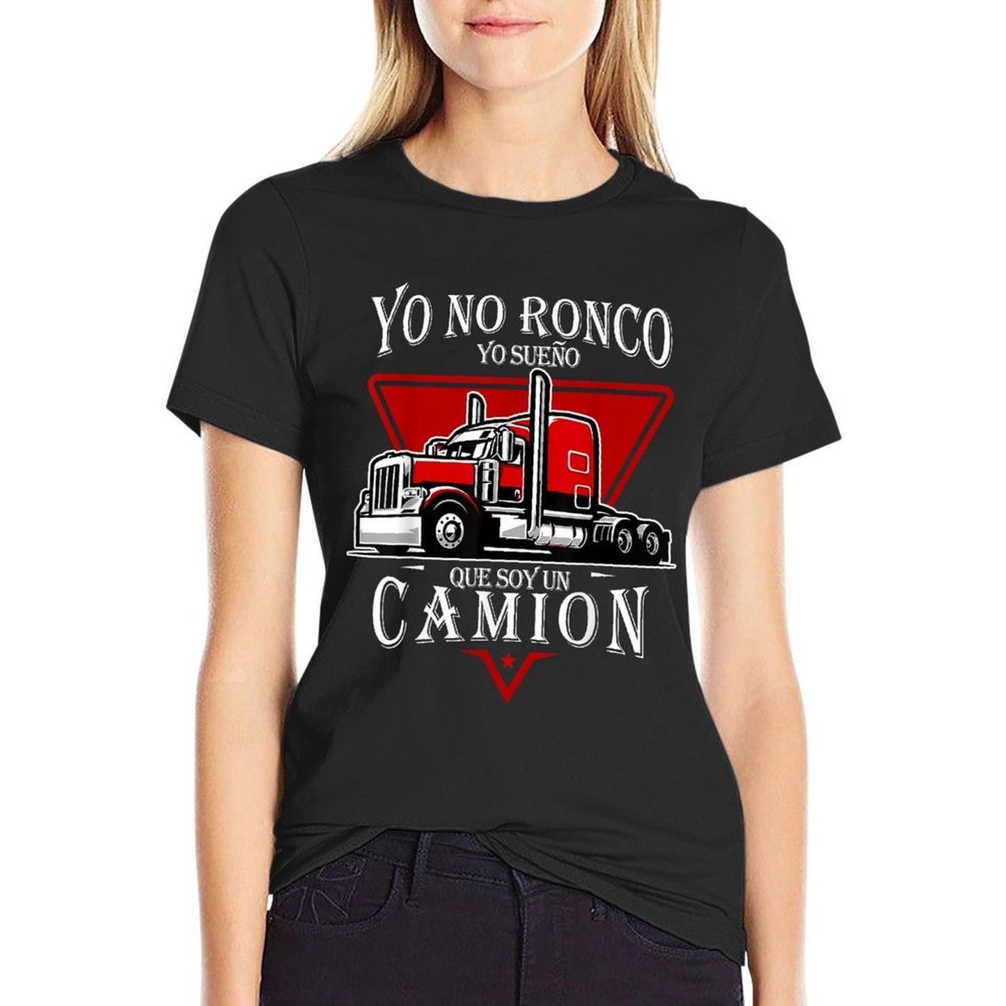 Yo No Ronco Yo Sueno Que Soy Un Camion Latin Dad Spanish  Trendy Pattern T-Shirt