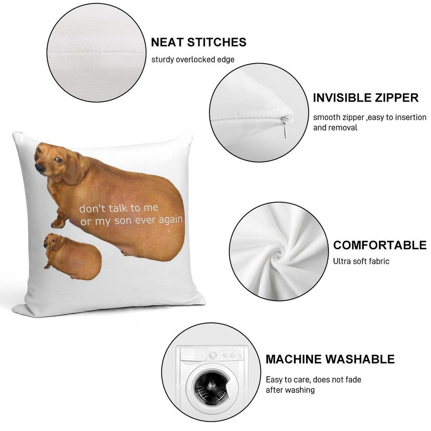 Don't Talk to Me Or My Son Ever Again - Geek Soft Home Decor Throw Pillow