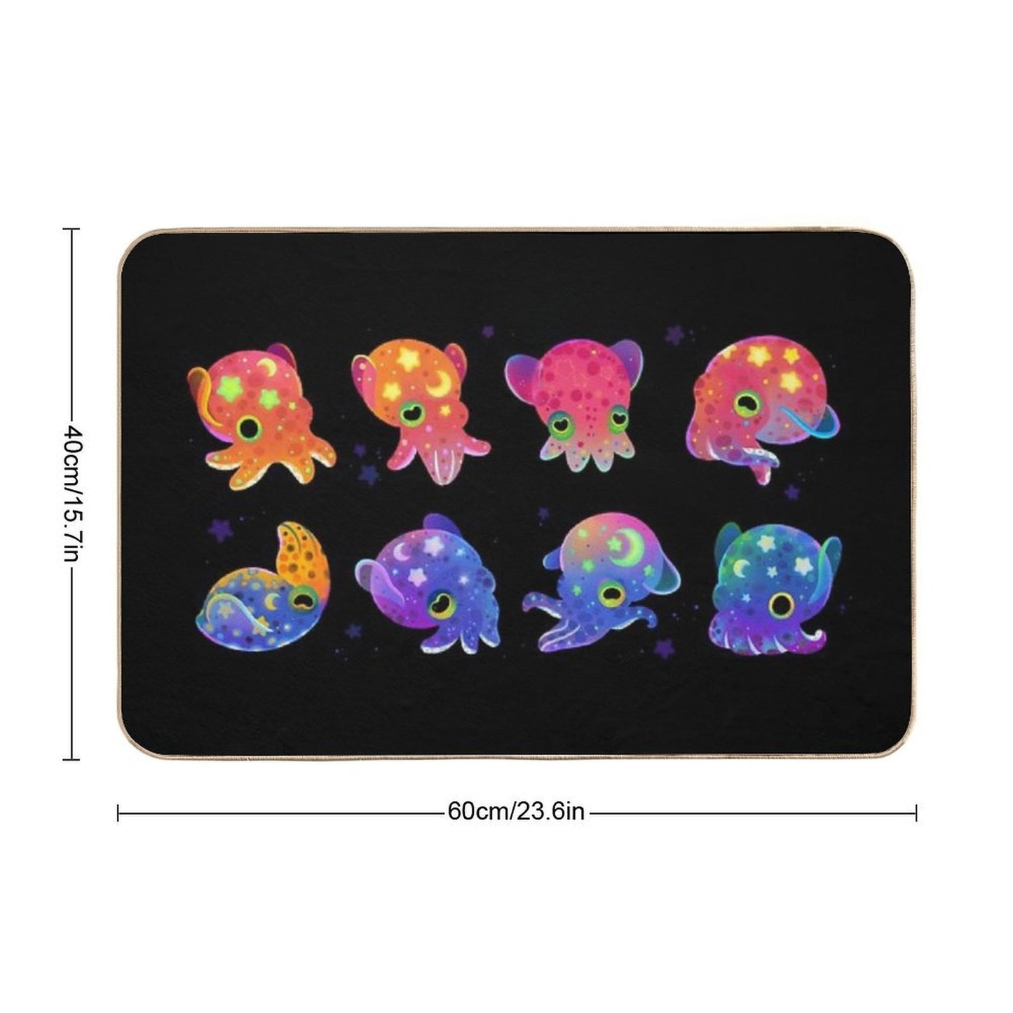 Bobtail Squid  Versatile Bath Mat