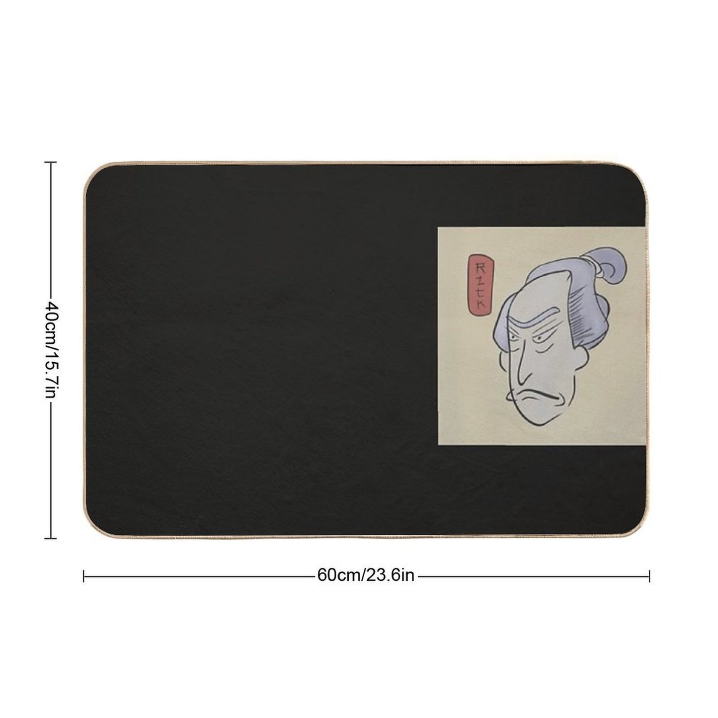 Rick Old Japan  Non-Slip Bath Mat