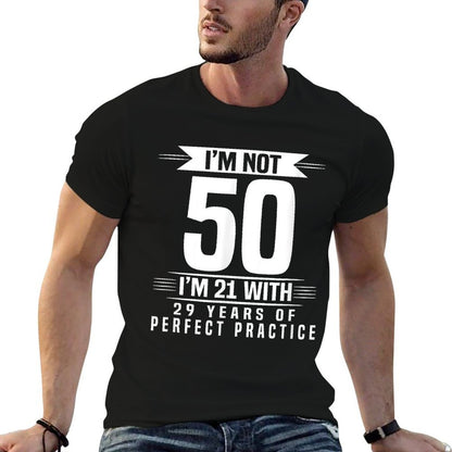 Funny 50th Birthday T  Summer-ready Fabric T-Shirt