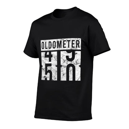 Funny Birthday 50 Funny 50th Birthday Oldometer Odometer  Vintage-inspired T-Shirt
